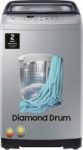 SAMSUNG 7 kg Diamond drum Fully Automatic Top Load Washing Machine Silver(WA70A4002GS/TL)