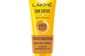 Lakme Sun Expert, Spf 50 Pa+++ Tinted Sunscreen, 50G, For Sun Protection With Natural Matte Finish, Dermatologically Tested, Non- Sticky Formula, For All Skin Types