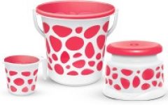 MILTON 25 L Plastic Bucket(Red)