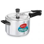 Pigeon By Stovekraft 5 Litre Special Aluminium Inner Lid Non-Induction Base Pressure Cooker (Silver) Bis Certified