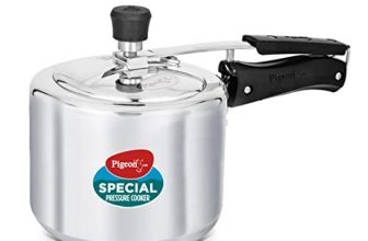 Pigeon Special Pressure Cooker Aluminium Inner Lid Non-Induction Base 3 Litre Capacity – Silver