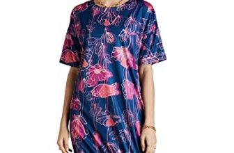 River Women’S Polyester Western Long Length T-Shirt (Rv-Aw22-Ts-1035/2_Blue_L)