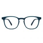 Lenskart Blu Hustlr | Peyush Bansal Glasses For Eye Protection From Digital Screens | Computer Glasses With Blue Cut & Uv Protection | Lightweight Specs With Zero Power | Medium | Navy