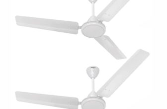 Havells 1200Mm Mozel Energy Saving Ceiling Fan (Elegant White, Pack Of 2)
