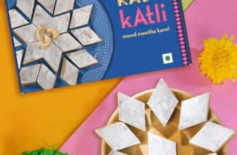 Go Desi Kaju Katli 200 Grams, Indian Sweets Gift Pack, Desi Meetha, Sweets Indian Mithai, Cashew, Holi Gift