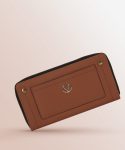 Allen Solly Women Casual Brown Artificial Leather Wallet(12 Card Slots)