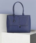 Allen Solly 14 inch inch Laptop Tote Bag(Blue)