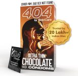 Bold Care 404 Ultra Thin Chocolate Flavored Condoms Condom(10 Sheets)