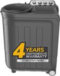 Whirlpool 8.5 kg 5 Star with Auto Restart, End of Cycle Buzzer, Lint Filter and Collar Scrubber Semi Automatic Top Load Washing Machine Grey(MAGIC CLEAN 8.5 GREY DAZZLE (10YR)-N)