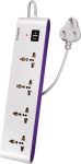Crompton Powerbox Alpha S 4  Socket Extension Boards(Black, White, 2 m)