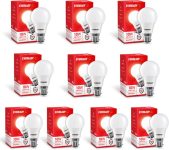 EVEREADY 10 W Standard B22 LED Bulb(White, Pack of 10)