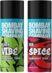BOMBAY SHAVING COMPANY Red Spice & Black Vibe 150ml x 2 Combo Deodorant Spray  –  For Men(300 ml, Pack of 2)