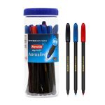 Reynolds AEROSLIM Ball Pen SET – 25 PENS (15 BLUE, 5 Black, 5 Red) | PENS WITH COMFORTABLE GRIP |BALL PENS FOR WRITING | PEN FOR STUDENTS & OFFICE STATIONERY | 0.7 mm TIP SIZE