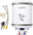 Candes 15 L Storage Water Geyser (Perfecto, White Grey)