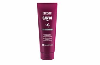 Streax Professional Canvoline Straightening Post Care Conditioner for Women’s | Enriched with KeraCharge Complex | Anti Frizzy & Hair Breakage | Tangle Free Hair | Sulphate & Paraben free | 240 gm