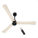 Atomberg RENESA HALO SMART with 3 Year Warranty BLDC Motor with Remote 1200 mm Ceiling Fan(5 Star | SSIVORY & BLACK | Pack of 1)
