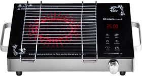 DIGISMART 2500 W Induction Cooktop Push Button(Black, Emerald 2500 Watts Auto-Off Infrared)
