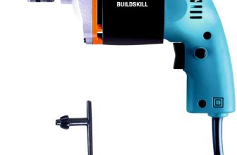 BUILDSKILL Professional Powerful Heavy Duty Home DIY High Quality Electric BED1100_Blue Pistol Grip Drill(10 mm Chuck Size)