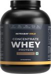 Nutrabay Gold 100% Concentrate – Whey Protein(2 kg, Rich Chocolate Creme)