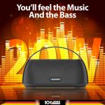 Blaupunkt ATOMIK Grab and Go Portable Boombox I Light Weight Grab on the GO Speaker 20 W Bluetooth PA Speaker(Black, Stereo Channel)