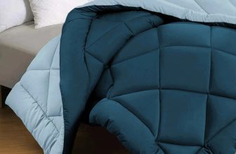 Flipkart Perfect Homes Solid Single Comforter for  AC Room(Microfiber, Blue, Grey)