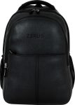 ZERUS PU Leather Backpack for Men & Women Stylish School Office College & Travel Bag 35 L Laptop Backpack(Black)