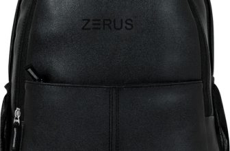 ZERUS PU Leather Backpack for Men & Women Stylish School Office College & Travel Bag 35 L Laptop Backpack(Black)
