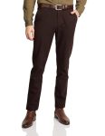 Amazon Brand – Symbol Men’s Casual Cotton Pants | Chinos | Mid Rise Trousers (Regular Fit) (Black Coffee M2), 32
