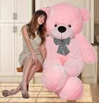 eston Teddy Bear 3 feet Pink Soft Toy | Birthday Gift for Girls/Wife, Boyfriend/Husband, Soft Toys Wedding/Anniversary Gift for Couple Special, Baby Toys Gift Items  – 90 cm(Pink)
