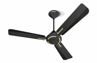 Havells 1200Mm Ambrose Es Ceiling Fan|Premium Matt Finish, Decorative Fan, Elegant Looks, High Air Delivery, Energy Saving, 100% Pure Copper Motor|2 Year Warranty|(Pack Of 1, Midnight) 1 Star