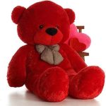 CRAZY DIPS Teddy Bear 3 feet Stuffed Animals Plush Toy Doll for Girlfriend Children Red (90 cm) – Carrot  – 90 cm(Red)