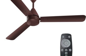 Crompton Hyperjet with 2 Year Warranty Energy Saving 1200 mm Ceiling Fan(5 Star | Brown | Pack of 1)
