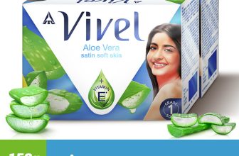 Vivel Aloe Vera Bathing Soap with Vitamin E for Soft Skin, 150g Each, for Women & Men(8 x 150 g)