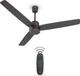 HAVELLS FAB|Remote Controlled|Low Noise|Upto 65% Energy Saving|Reverse Mode|30W with 3 Year Warranty BLDC Motor 1200 mm Pedestal Fan(5 Star | Smoke Brown | Pack of 1)