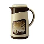 Milton Viva Tuff 1000 Water Jug, PU Insulated Inner Stainless Steel Hot & Cold Jug, BPA Free, Leak Proof, 1 Litre, Brown, Ideal for Tea, Coffee, Water, Hot Beverages
