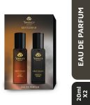 Yardley London Tobacco Wood & Oud Royale Combo Premium Gift for Men (20 ml 2) Eau de Parfum  –  40 ml(For Men)