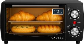 Cadlec 12-Litre Oven Toaster Grill (OTG)(Cruise, Black)