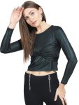 Tokyo TALKIES Women Regular Fit Round NECKSleeveless Tops TTTP005942 Black XS