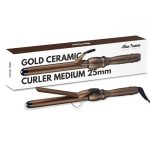 Alan Truman Gold Ceramic Tourmaline Curler – 25mm
