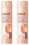 LAKMÉ Peach Milk Moisturizer Spf 24 Pa++, 200 Ml Lotion(Pack Of 2)
