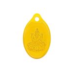 Muthoot PAPPACHAN Swarnavarsham 24K (999) Yellow Gold Oval Laxmi Pendant 2 Gram