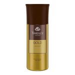 Yardley London Gentleman Gold Body Spray for Men| Fresh Rosemary & Mint Notes| Masculine Fragrance| Body Deodorant for Men| 150ml