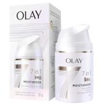Olay 7in1 Ultra-light Gel Moisturizer | Niacinamide, Vitamin C, Collagen Peptides | Fights 7 Issues for Smooth & Glowing Skin | Normal to Oily Skin | Dermatologically Tested | Non Comedogenic | 50g
