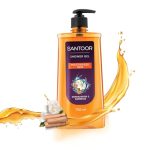 Santoor Moisturizing Shower Gel 750ml With Natural Sandalwood & Gardenia Extracts| For Men & Women| Moisturizing Body Wash With Glycerin | Suitable For All Skin Types| No Parabens| No Silicones