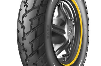 JK TYRE 1S15290A12540JA210BLAZE BA21 90/100-10 Front & Rear Two Wheeler Tyre(Dual Sport, Street, Offroad Knobbies, Tube Less)
