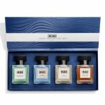 Engage Perfume Gift Set for Men, 80ml, Luxury Long Lasting Eau De Parfum, Travel Size Perfume Combo 20ml x 4, Ideal Gift for Men