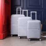 JACY LONDON Soft Body Set of 3 Luggage 8 Wheels – Hard Body Polypropylene Set of 3 Luggage Cabin & Check-in Set 8 Wheels – 30 inch