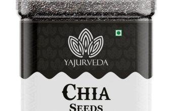 Yajurveda Raw Chia Seeds For Eating Unroasted chia Seeds Immunity Booster, Weight loss Chia Seeds(1 kg)