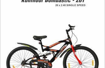 Kohinoor BOMBASTIC REAR SUSPENSION MTB 26T MTB SINGLESPEED BLACK 26 T (inch) Mountain Cycle(Single Speed, Black, Front Rigid & Rear Suspension)