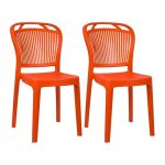 Plasto Chair Luxury with Comfortable Back Posture, Without arm, Dining, Bedroom, Kitchen, Living Room, Garden | Bearing 150KG Capacity | Strong & Sturdy
